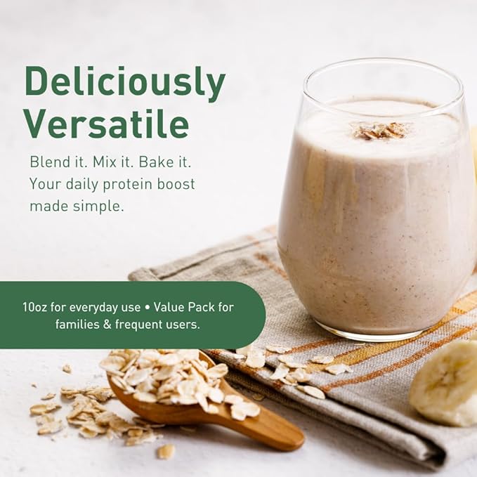 Organic Hemp Protein Powder Chocolate 40oz Value Size | Vegan Plant-Based Protein 14g Protein 70%+ Concentrate No Added Sugar Keto Friendly Clean and Natural