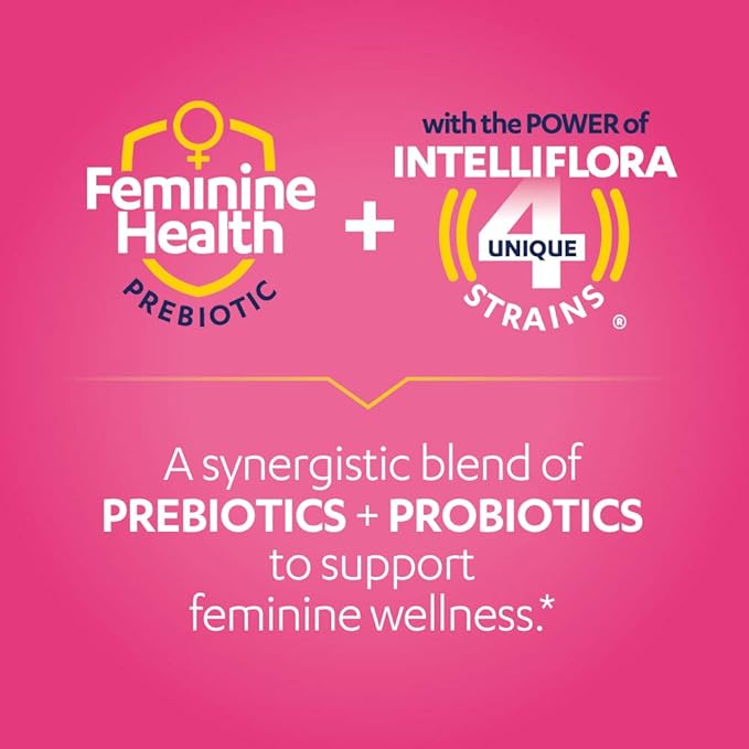 AZO Dual Protection | Urinary + Vaginal Support* | Prebiotic Plus Clinically Proven Women's Probiotic 30 Count &amp Complete Feminine Balance Daily Probiotics for Women