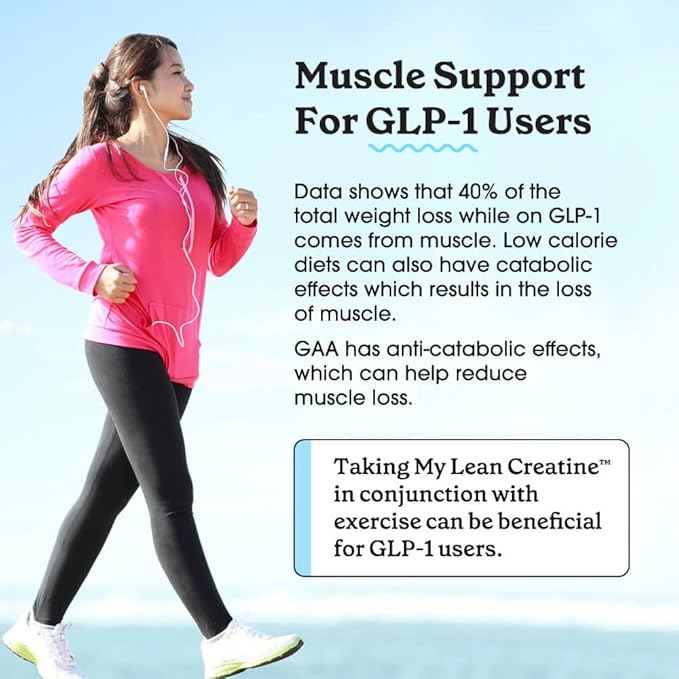 Fit &amp Lean Creatine for Women My Lean Creatine Chewable Tablets Creatine Monohydrate with GAA Muscle Performance Cognitive Function No Bloating Reduced Water Retention Watermelon 30 Servin