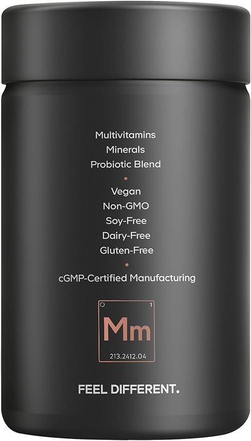 Codeage Men's Multivitamin - Daily Vitamins for Men with Vitamin A C D3 E B12 Magnesium Zinc Iron Chromium Probiotics Astragalus &amp More - 1 Capsule Per Serving - 30 Capsules