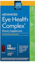 Members Mark Advanced Eye Health Complex Minigels (210 Servings.) Nutritional Vision Support with Key Antioxidants and Zinc