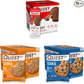 Quest Nutrition Protein Snacks Bundle - Peanut Butter Cups Peanut Butter Cookies and Chocolate Chip Cookies (12 Count Each)
