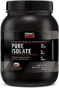 GNC AMP Pure Isolate | Fuels Athletic Strength Performance and Muscle Growth | Fast Absorbing | 25g Whey Protein Iso with 5g BCAA | 28 Servings | Chocolate Lava Cake