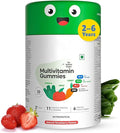 Multivitamin Gummies for Kids | 2-6 Years | 30 Gummies | with 12 Vitamins &amp Minerals | Improves Immunity Bone Health | No Added Sugar | Strawberry Flavour