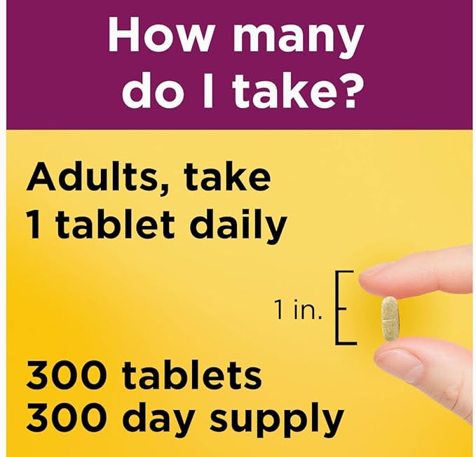 Nature Made Women's Multivitamin Tablets 300 Count for Daily Nutritional Support