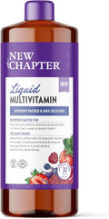 New Chapter Liquid Multivitamin + Mineral Supplement for Whole-Body Benefits 100% Delicious Multivitamin for Adults Teens &amp Kids 2+ Ready to Absorb Faster Mixed Berry Flavored 30 oz