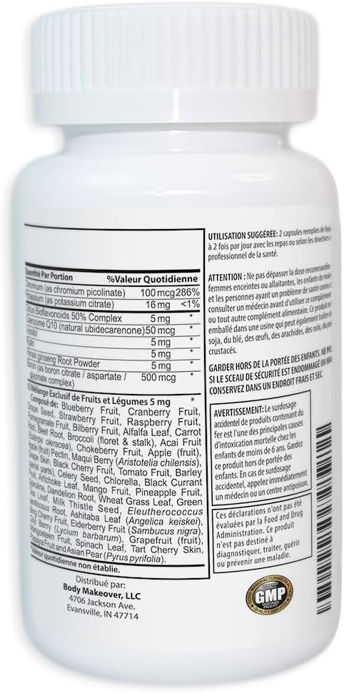 Skinny Jane Daily Multi Vitamin for Women – Supports Energy Wellness and Hair Skin Nails – Unique Fruit and Veggie Blend – 60 Easy to Swallow Liquid Capsules