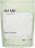 Amy Myers MD Paleo Protein Powder - Strawberries &amp Cream 20 Servings - Collagen-Based Gut Function Support - Gluten-Free &amp Non-Dairy Protein Supplement