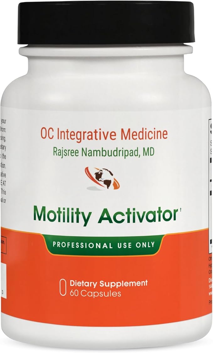 Motility Activator by Dr. Rajsree MD | Digestive Support for Gas Bloating &amp Occasional Constipation | Promotes Small Intestine Movement | Ginger &amp Artichoke Extract | 60 Capsules