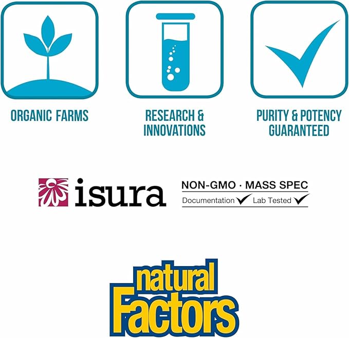 Natural Factors TravelBiotic Supports Colon and Immune Health Shelf Stable Probiotic Supplement 10 Billion CFU Vegan 60 Capsules (60 servings)