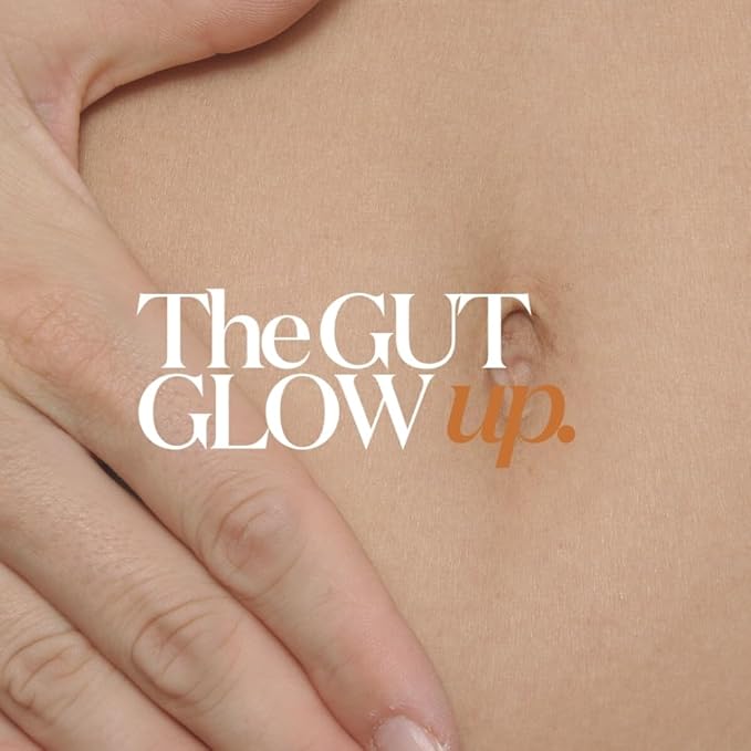 Bend Beauty Gut Glow | Daily Prebiotic Fiber Supplement Powder w/Tremella Mushroom Exract | Digestive Gut Health | 6g of Soluble Fiber per Serving | 100% Organic Vegan Sugar Free | Unflavored