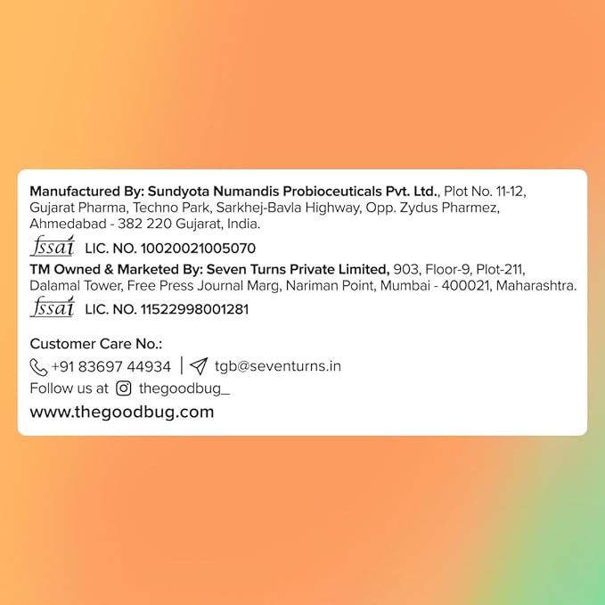 Gut Health &amp Immunity Probiotic for Men &amp Women Strong Digestive &amp Immunity Support Gut Balance Supplement Stick - Probiotics + Inulin + Vitamin C 3Bn CFU of Clinically Proven Strains - 6