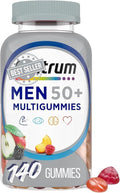 MultiGummies for Men 50 Plus Multivitamin/Multimineral Supplement with Vitamins A B C D and E Daily Nutritional Support for Men 50+ Assorted Fruit Flavor 140 Gummies