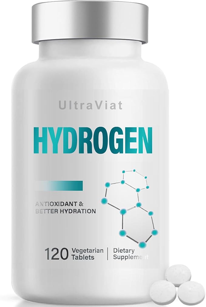 Hydrogen Water Tablets 12 ppm H2 Molecular Hydrogen Supplement with Magnesium for Drinking Water Energy &amp Cognitive Support
