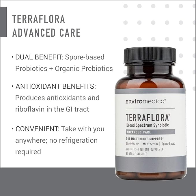 Daily Care synbiotic of probiotics and prebiotics and Advanced Care SBO Probiotic + Prebiotic