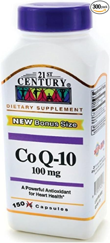 21st Century CoQ10 100 mg Softgels 150 ea (Pack of 3)