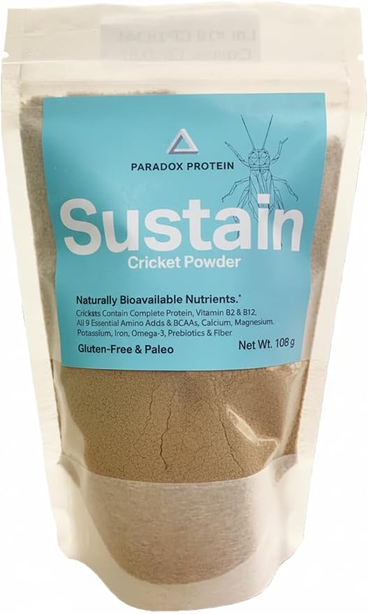 NutriCricket Paradox Protein 1lb Organic Bag Pure Cricket Powder