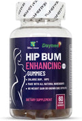 Hip Butt Enhancement Gummies Booty Multivitamins Supplements for Firm and Lift Bigger Buttocks for Women 60 Count
