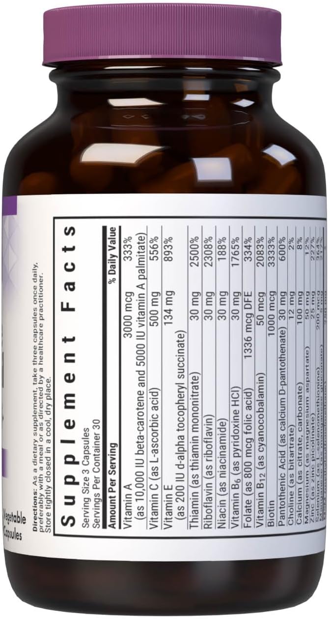 BlueBonnet Nutrition Ultimate Hair and Nail Formula Vitamins Minerals Specialty Nutrients for Beauty Within Gluten-Free Kosher-Certified Dairy-Free Vegan 90 Vegetable Capsules 30 Servings Wh