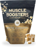 Muscle Boosters Savory Protein Powder | 22g Protein per Serving | Whey Isolate Beef Isolate Egg White Cooking-Friendly Protein Supplement