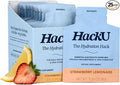 HackU Sugar-Free Electrolyte Packets for Body and Skin Hydration Support | Strawberry Lemonade | 25ct | Drink Mix