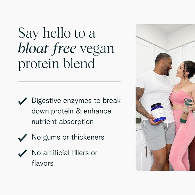 Ora Organic Vegan Protein Powder - 23g Plant Protein for Women and Men - Chocolate Flavor 20 Servings Bloat-Free Gluten Free Non-GMO No Artificial Sweeteners