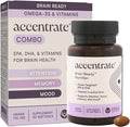 Brain Supplement for Natural Focus &amp Attention | for Kids | Active B Vitamin &amp Omega-3 Combo | Vitamin B Complex w/Omega 3 Fatty Acids EPA &amp DHA | Omega-3s in Small Pill | L-MTHF B12 P5P