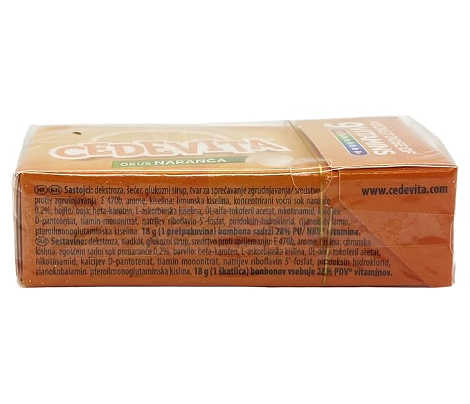 Cedevita Multivitamin Healthy and Sweet Candies (Orange) - 8 boxes