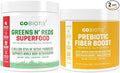 GOBIOTIX Bundle Prebiotic Fiber Supplement + Super Greens Powder N' Super Reds Powder