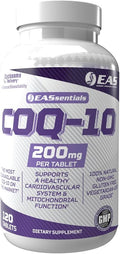 EAS Experimental and Applied Sciences COQ-10 200mg | Antioxidant Supporting Heart Health &amp Energy Production | Gluten Free Non GMO | Better Absorption with Cyclosome Delivery | 120 Tablets