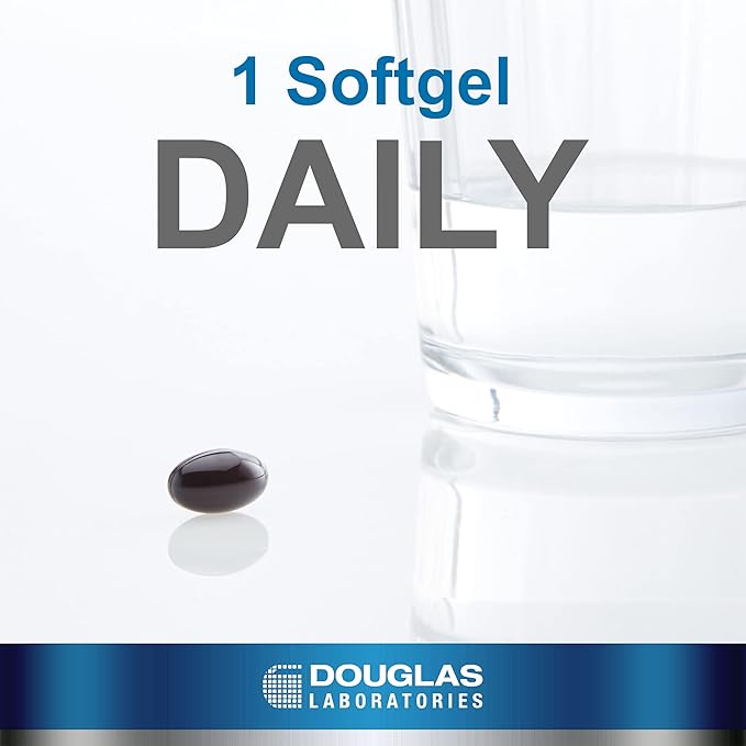 Douglas Laboratories Ubiquinol-QH | CoEnzyme Q10 to Support Healthy Aging and Cardiovascular Function | 30 Softgels
