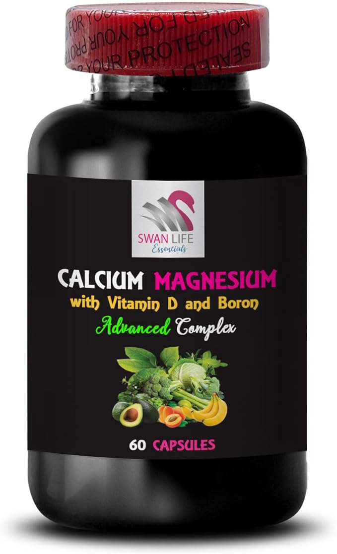 Calcium Magnesium Supplement - Magnesium Powder Natural Pills Vitamin D Formula Natural Pills Power Formula Supplement Potassium Potassium Combo Women’s Support 3Bot