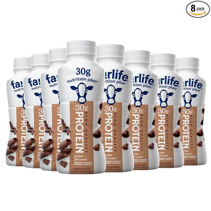 Generic Fairlfe Nutrition Plan Chocolate High Protein Shake - 30g Protein (8)