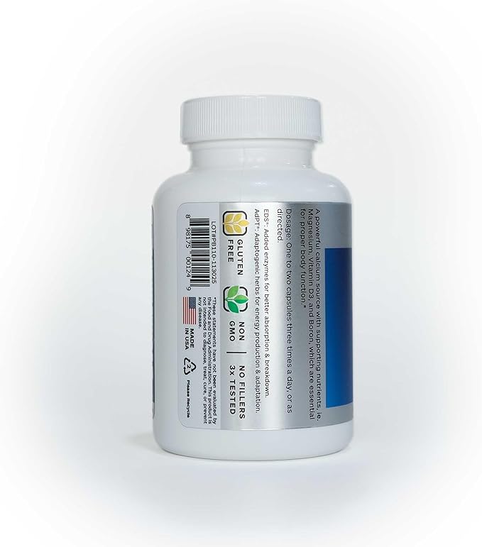 Professional Botanicals Cal/Mg + Boron - Vegan Formulated to Support Bone Health and Healthy Skin Teeth and Nails Calcium Magnesium and Boron 90 Vegetarian Capsules