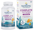 Nordic Naturals Complete Omega Jr. Lemon - 180 Mini Soft Gels - 283 mg Total Omega-3s &amp 35 mg GLA - Healthy Cognition Nervous System Function - Non-GMO - 90 Servings