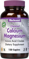 Bluebonnet Albion Chelated Calcium Magnesium Caplets 120 Count