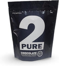 2-Pure Protein Powder - Unsweetened Only 2 Ingredients | Keto Low Carb Gluten Free Non-GMO | 26G Milk Protein Isolate Powder - 30 Servings (2 Pound Chocolate)