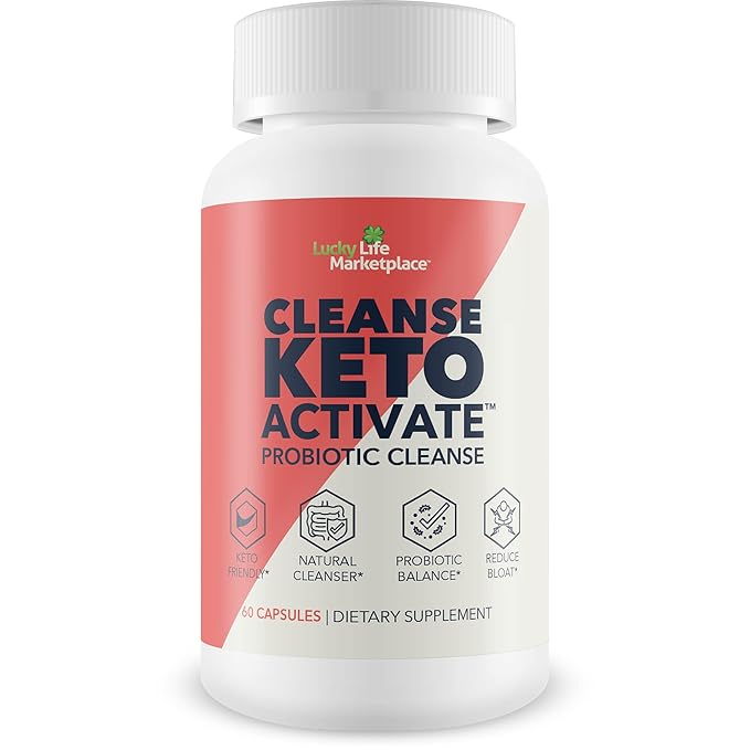 CLEANSE KETO ACTIVATE - KETO CLEANSE FOR WOMEN &amp MEN - HELP FLUSH TOXINS &amp IMPURITIES - PROMOTE REGULARITY - AID DIGESTION &amp DETOX - KETO CLEANSE &amp DETOX - SUPPORT HEALTHY BODY FUNCTIO