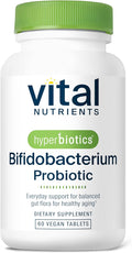 Hyperbiotics Vital Nutrients Bifidobacterium Probiotic | 7 Targeted Strains | Supports Immune and Digestive Health for Older Adults | Shelf-Stable | Vegan | 60 Tablets