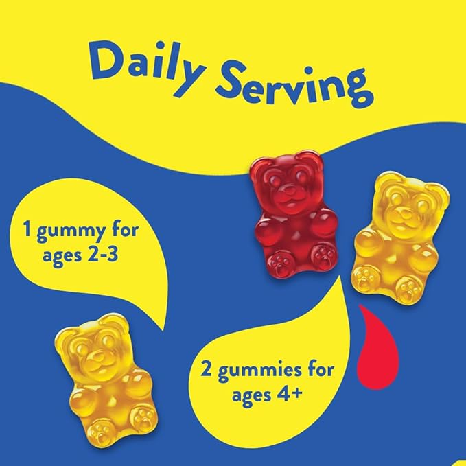 Vitafusion Fiber Well Fit Gummies 90 Count and L’il Critters Gummy Vites Daily Gummy Multivitamin for Kids 190 Gummies