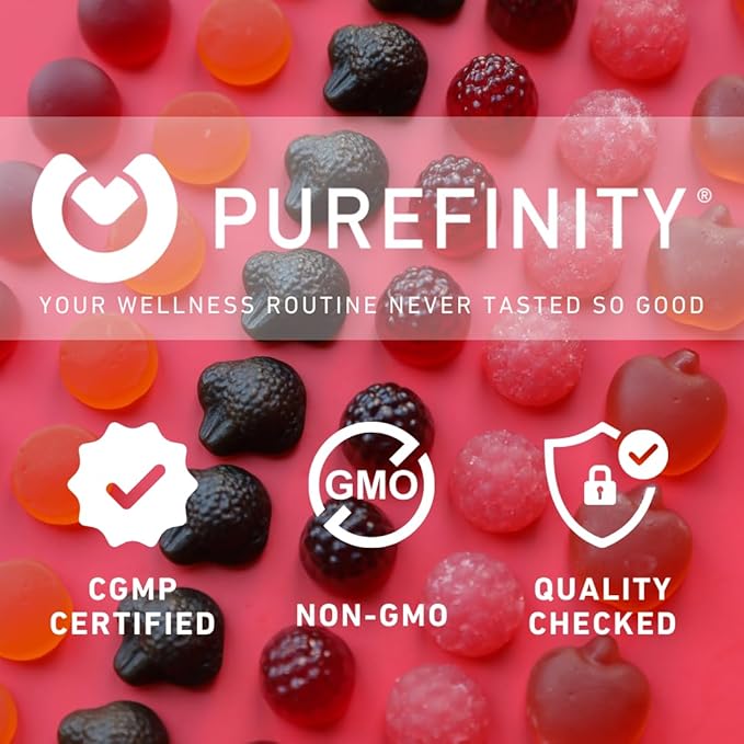 PUREFINITY Tart Cherry and Super Greens Gummies Bundle (Uric Acid Flush &amp Cleanse with Your Daily Greens)