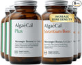 ALGAECAL - Bone Builder Pack for Bone Density Clinically Supported Plant Based Calcium Supplements &amp Strontium Vitamins K2 D3 Magnesium &amp 16 Minerals 3-Month Supply Made in USA