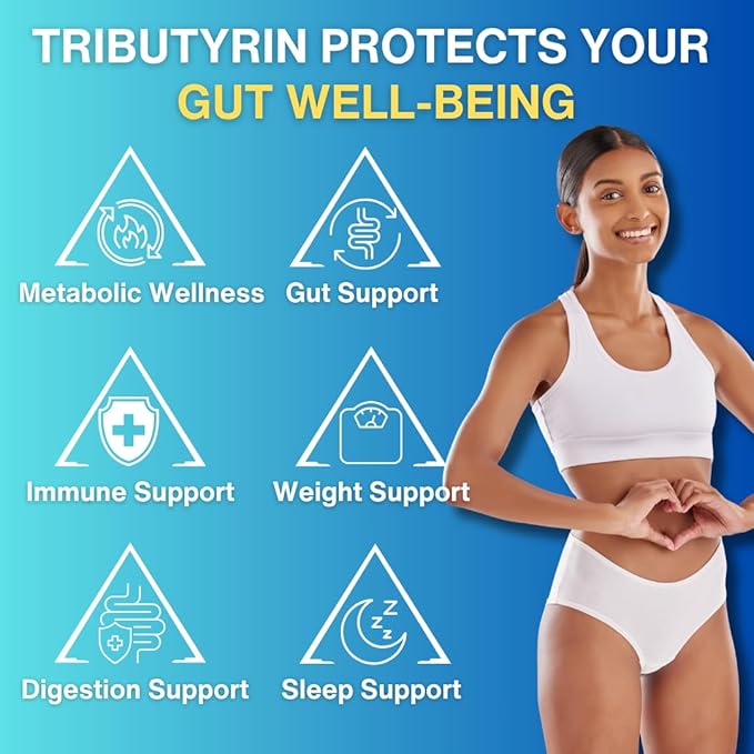 Iron Biome+ Gut Health &amp Metabolic Support - TriButyrin Shilajit Prebiotics &amp Nutrients for Digestive Wellness Immune Function &amp Sleep - 90 Capsules - Made in USA