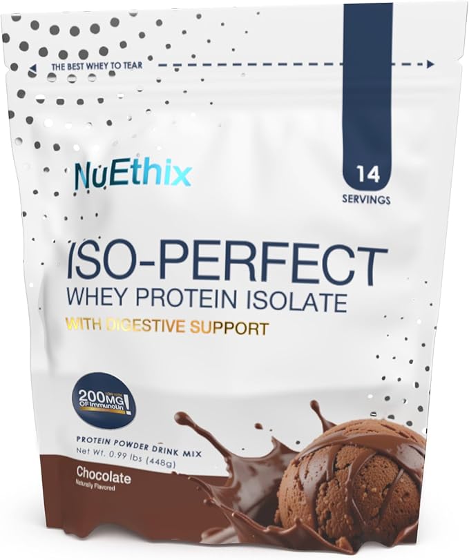 NuEthix Formulations ISO-Perfect with Digestive Support (Chocolate 14 Servings)