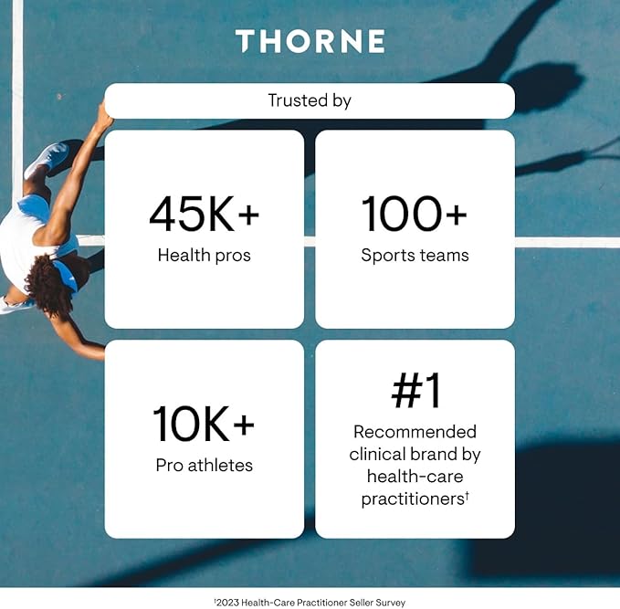 THORNE - Curcumin Phytosome 1000 mg (Meriva) - Clinically Studied High Absorption - Supports Healthy Inflammatory Response in Joints Muscles GI Tract Liver Brain &amp Nerves* - 30 Servings