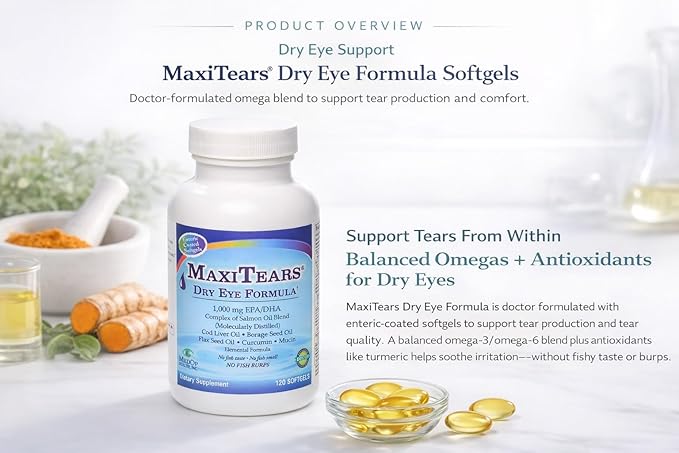 MedOp Dry Eye Formula 120 softgels 1bottle