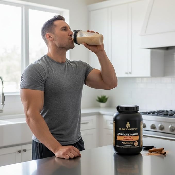 Conquistador Whey Protein Cinnamon Swirl 2lb