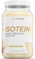Isotein Isolate Protein Powder - Post Workout Recovery Protein Powder - 25g Whey Isolate Protein 0g Added Sugar 1g Fat (Vanilla Ice Cream 2lbs)