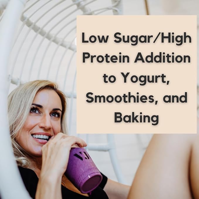 Precision Protein Blend- 100% Grass Fed Whey Protein Concentrate and Isolate Blend - 22g of Protein - 32 Servings - 2.2lb - Vanilla Bean