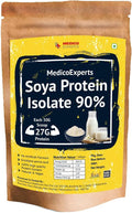 Astha MedicoExperts Soy Protein Isolate 90% Vegetarian and Natural 450 Gram (Unflavored)